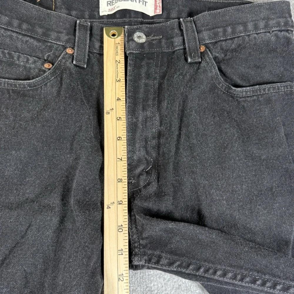 Y2K Levi's 505 Jeans Men's 34x30 Black Denim‎ Straight Leg